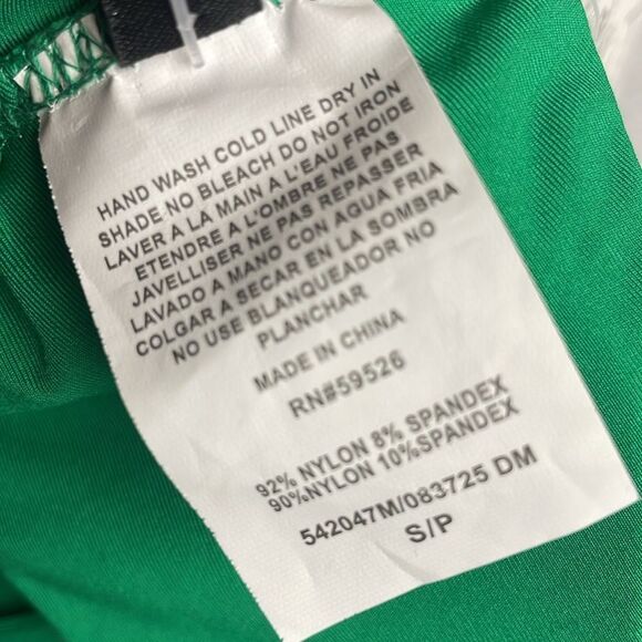 NWT Becca Swimsuit bikini top size Small green - Picture 5 of 6